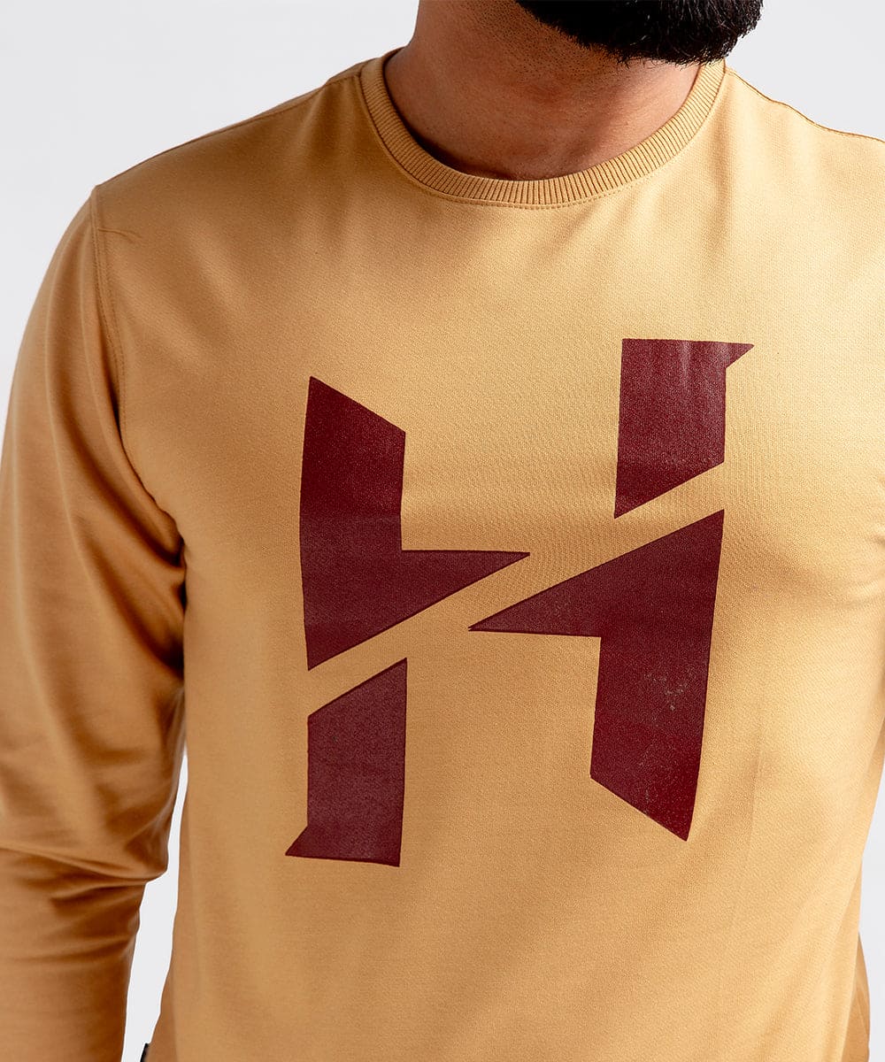 Men's Sweat Shirt - Caramel H