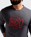 HR Clothing Men's Full Sleeves T-Shirt - 1980 Grey