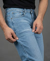HR Clothing Men's Denim - L Blue JP-2093