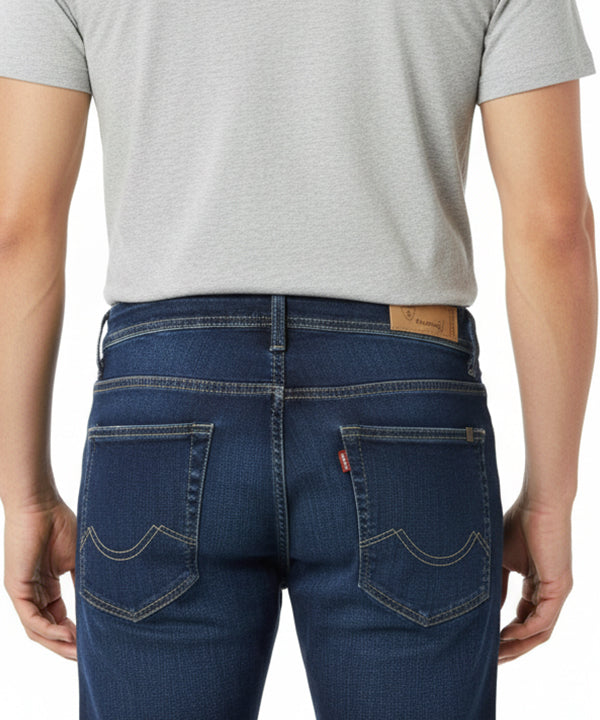 HR Clothing Men's Denim - Blue JP-1798