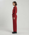 Women's Maroon Relaxed Fit Co-Ord Set LTP-0030