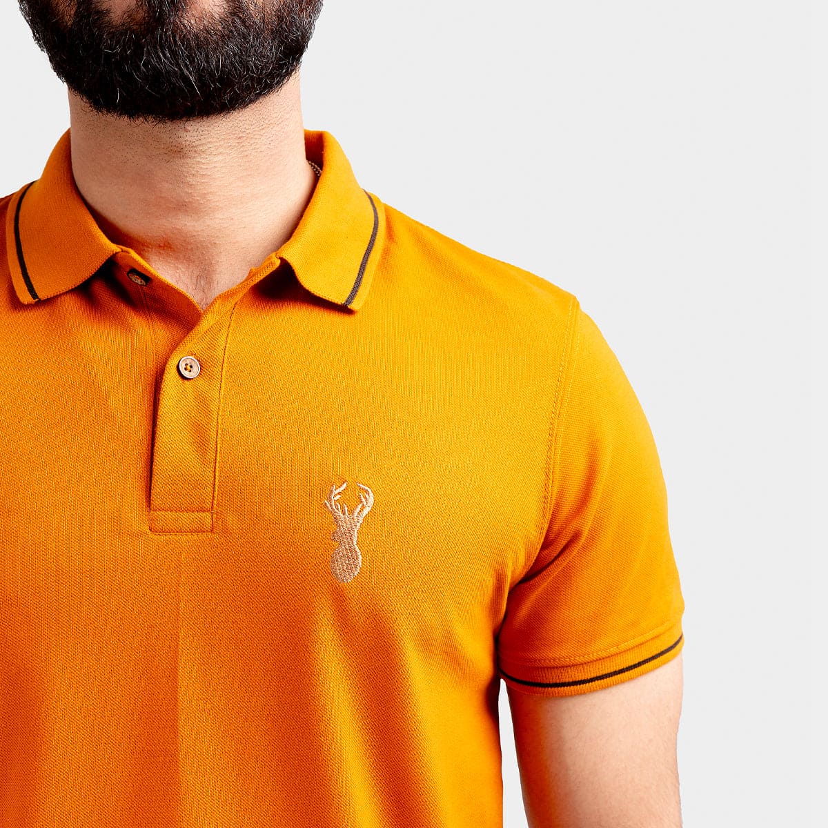 HR Clothing Men's Polo T-Shirt Mustard TSH-5518