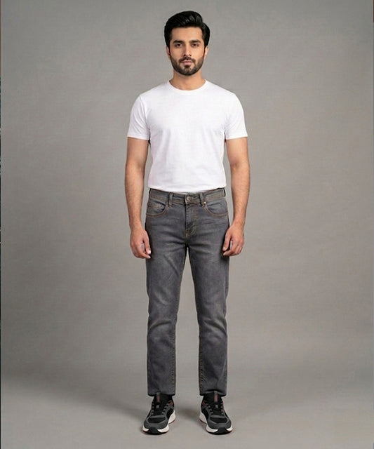Men's Denim Samrt Baggy Regular Fit- JP-2228 M-Black