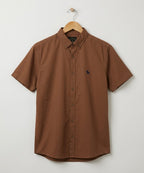 Men's Casual Shirt Half Sleeves - Brown Shc-1927 (ORG-H)