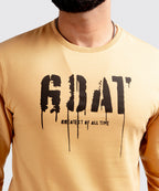 Men's Sweat Shirt - Caramel Goat