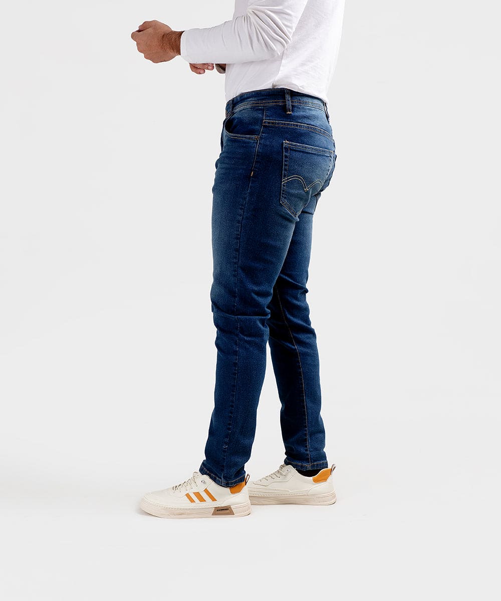 HR Clothing Men's Denim - Blue JP-1846