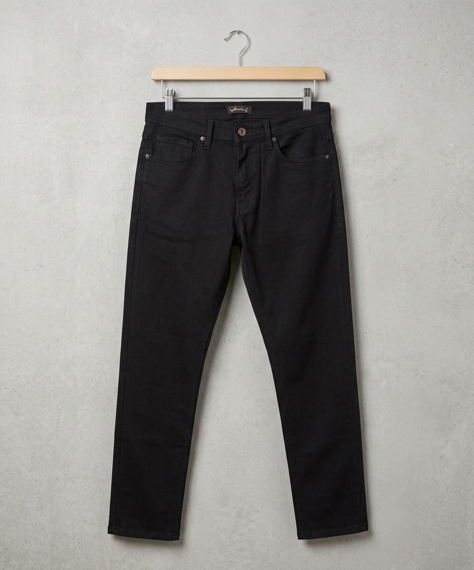 Men's Denim Slim Fit Jeans- Black JP-1860