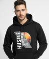 Men's Printed Hoodie - Black Tsh-5997