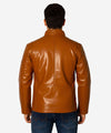 Men's Faux Leather Jacket Jk-0316 Camel