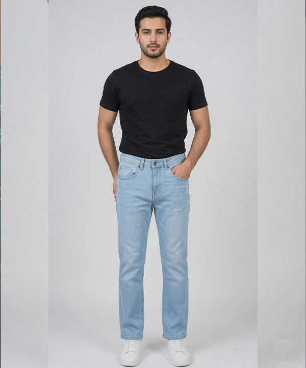 Men's Denim Slim Fit- JP-2227 Ice Blue