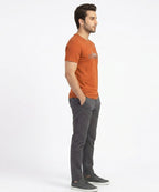HR Clothing Men’s Printed T-Shirt – Mustard TSH-5878