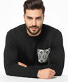 Men's Sweat Shirt - Black Tsh-5977