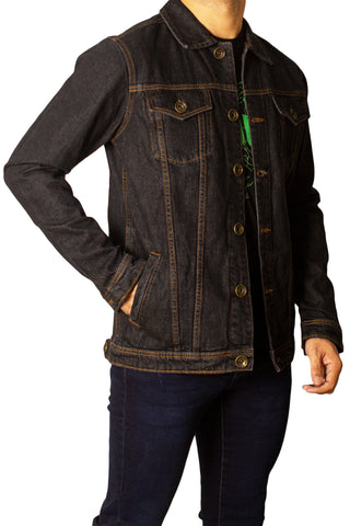 Denim Jacket Jk-0341 M-Black