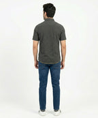 Men's Casual Grey Half Sleves Shc-2028