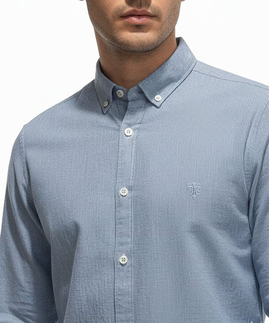 Men's Casual Shirt - Shc-1401 Sky Texture