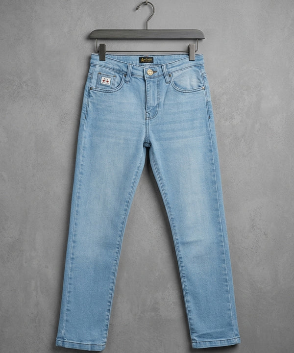 Boys Light Blue Stretch Denim Jeans- Bjp-0293