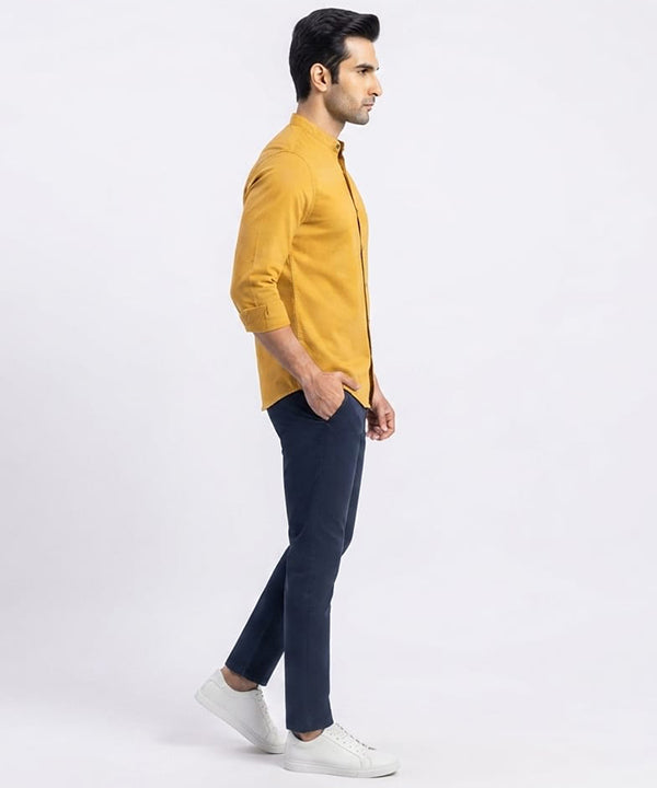 Men's Casual Shirt - Shc-1831 Yellow (ORG-H)