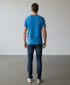 HR Clothing Men’s Printed T-Shirt – Light Blue TSH-5685