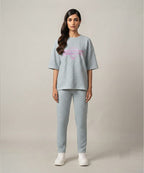 Women's Western Casual Co-Ord Set Sky LTP-0025