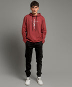 HR Clothing Men's Hoodie - Maroon TSH-5594