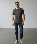 HR Clothing Men’s Printed T-Shirt – Grey TSH-5880