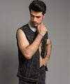 HR Clothing Men's Denim Jacket Sleeveless