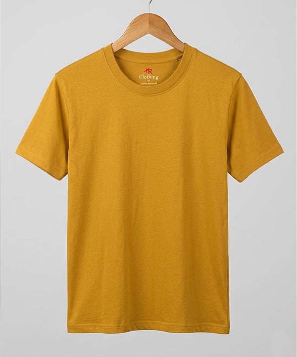HR Clothing Men's Camel Drop Shoulder T-Shirt - TSH-7208