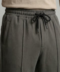 Men’s Smart Baggy Waffle Trouser– LWR-0711 D-Grey
