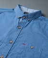 Men's Casual Shirt - Shc-1099 Texture Blue
