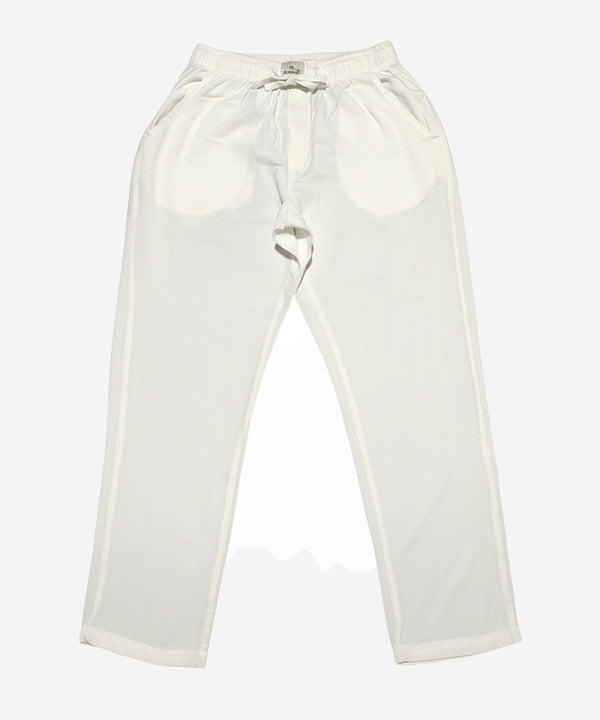 HR Clothing Men's Linen Trousers - White LWR-0537