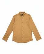 Men's Casual Shirt - Shc-1704 Brown Stripe