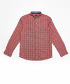 Men's Casual Shirt - Shc-1117 Rust Chk