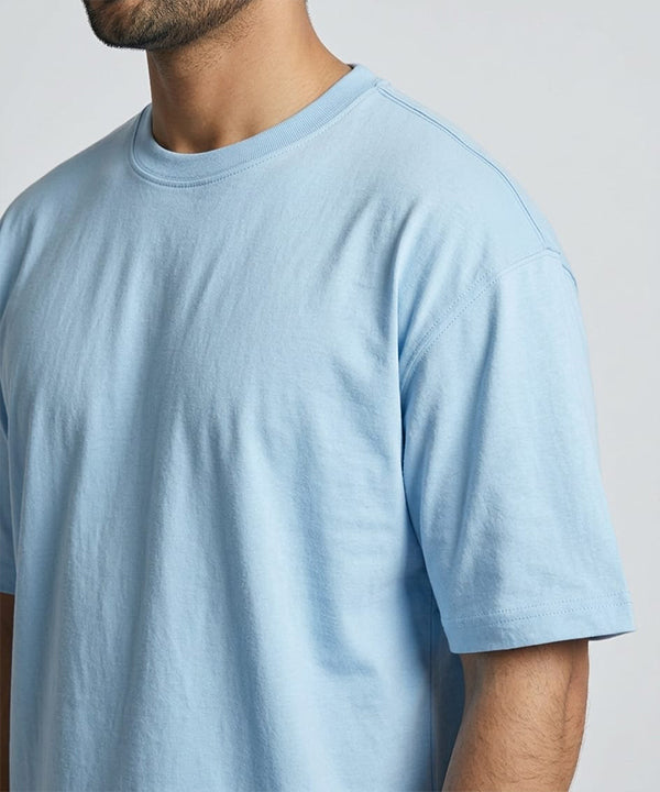 HR Clothing Men's Sky Drop Shoulder T-Shirt - TSH-7208
