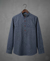 Men's Casual Shirt - Shc-1379 Texture Navy