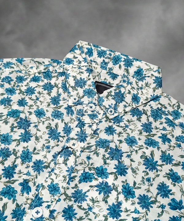 Men's Casual Shirt - Shc-1216 G/Beige Floral