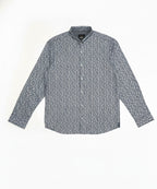 Men's Casual Shirt - Shc-1541 Navy-Stripe