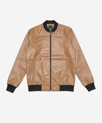 Men's Leather Jacket - Brown JK-0442