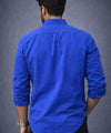 Men's Casual Shirt - Shc-1113 Blue