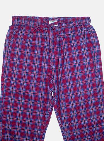 Men's Casual Pajama Lwr-0242 R-Blue Chk