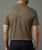 Men's T-Shirt Collar Brown Jhony Collar Tsh-7025