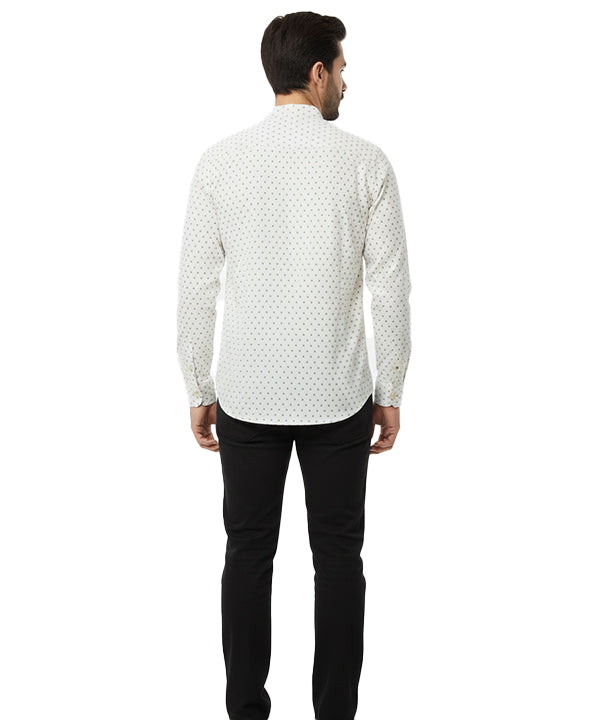 Men's Casual Shirt - Shc-1458 Off White