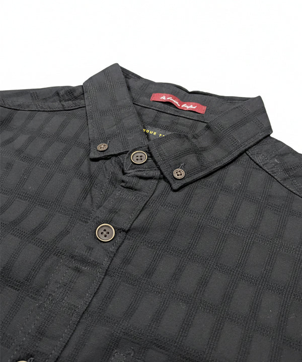 Men's Casual Shirt - Shc-1724 Texture Black