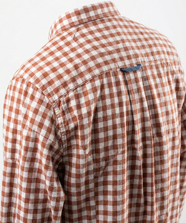 Men's Casual Shirt - Shc-1488 Rust Chk