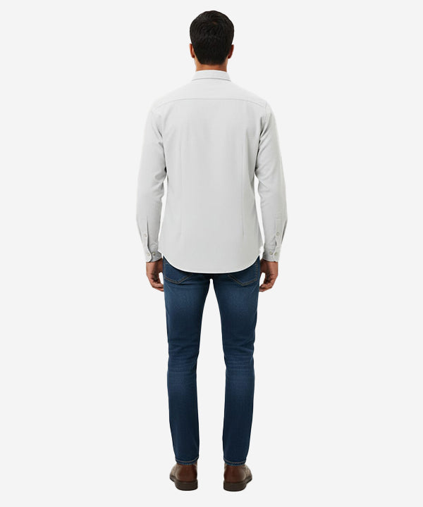 HR Clothing Men's Casual Shirt - Sky Shc-1841 Strech Fabric(ORG)