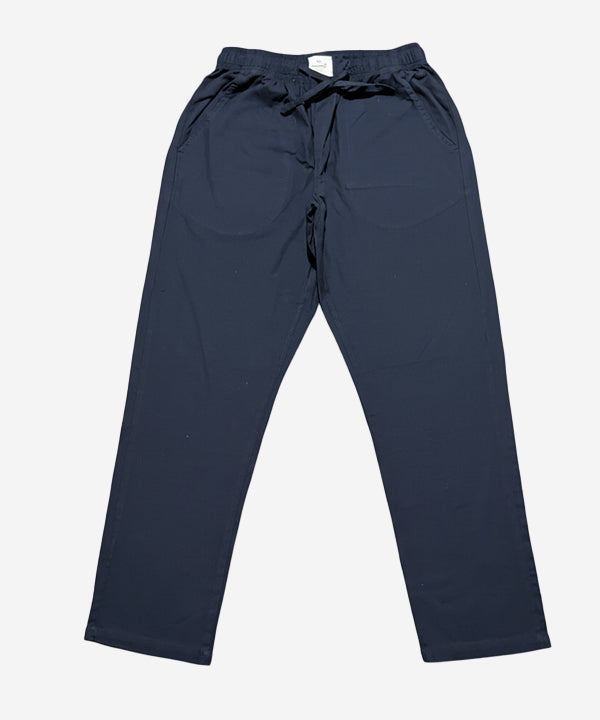 HR Clothing Men's Linen Trousers - D Navy LWR-0537