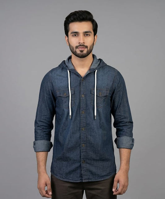 Men's Casual Shirt - Shc-1048 D-Navy
