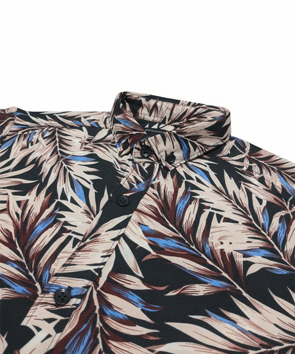 Men's Casual Shirt - Shc-1028 L Pink Floral