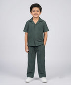 HR clothing Kids Thermal Co-Ord Set 0138/0116 -D-Green