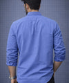 Men's Casual Shirt - Shc-1063 Dotted Blue