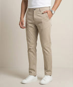 Men's Straight Fit Chino - Beige - CP-0558